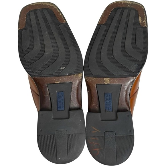 Bacco Bucci Size 10.5 Men\'s Slip On Square Toe Loafers Office Made in Italy main image 5